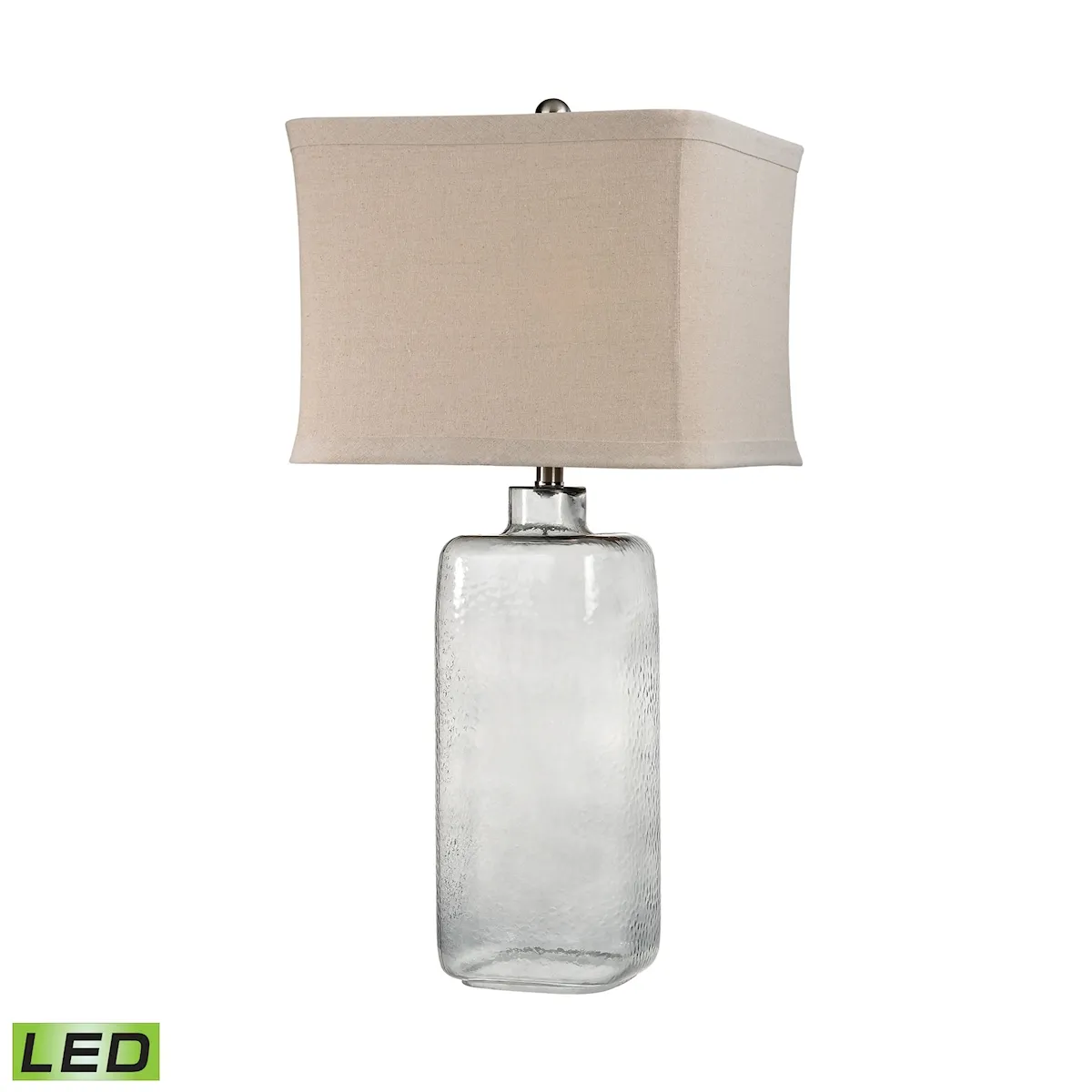 Hammered Grey 31" High 1-Light Table Lamp - Gray Smoke