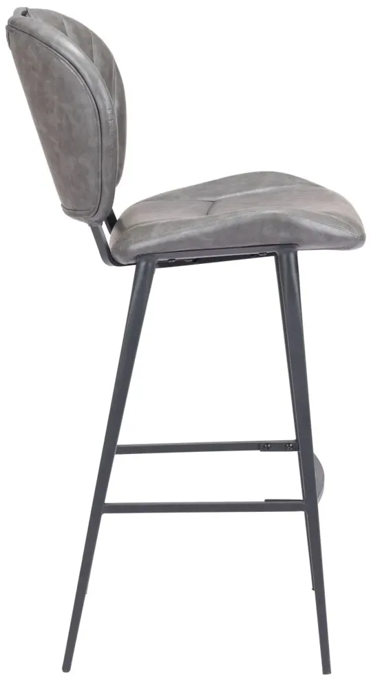 Terrence Barstool Vintage Gray