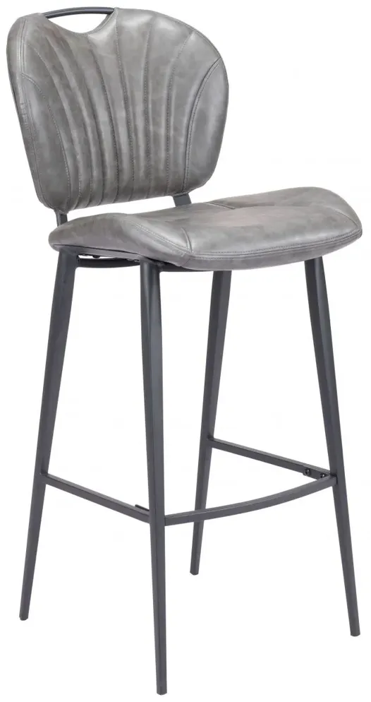 Terrence Barstool Vintage Gray