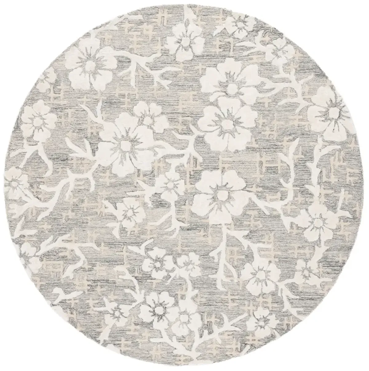GLAMOUR Hand Tufted 6' x 6' Round area rug