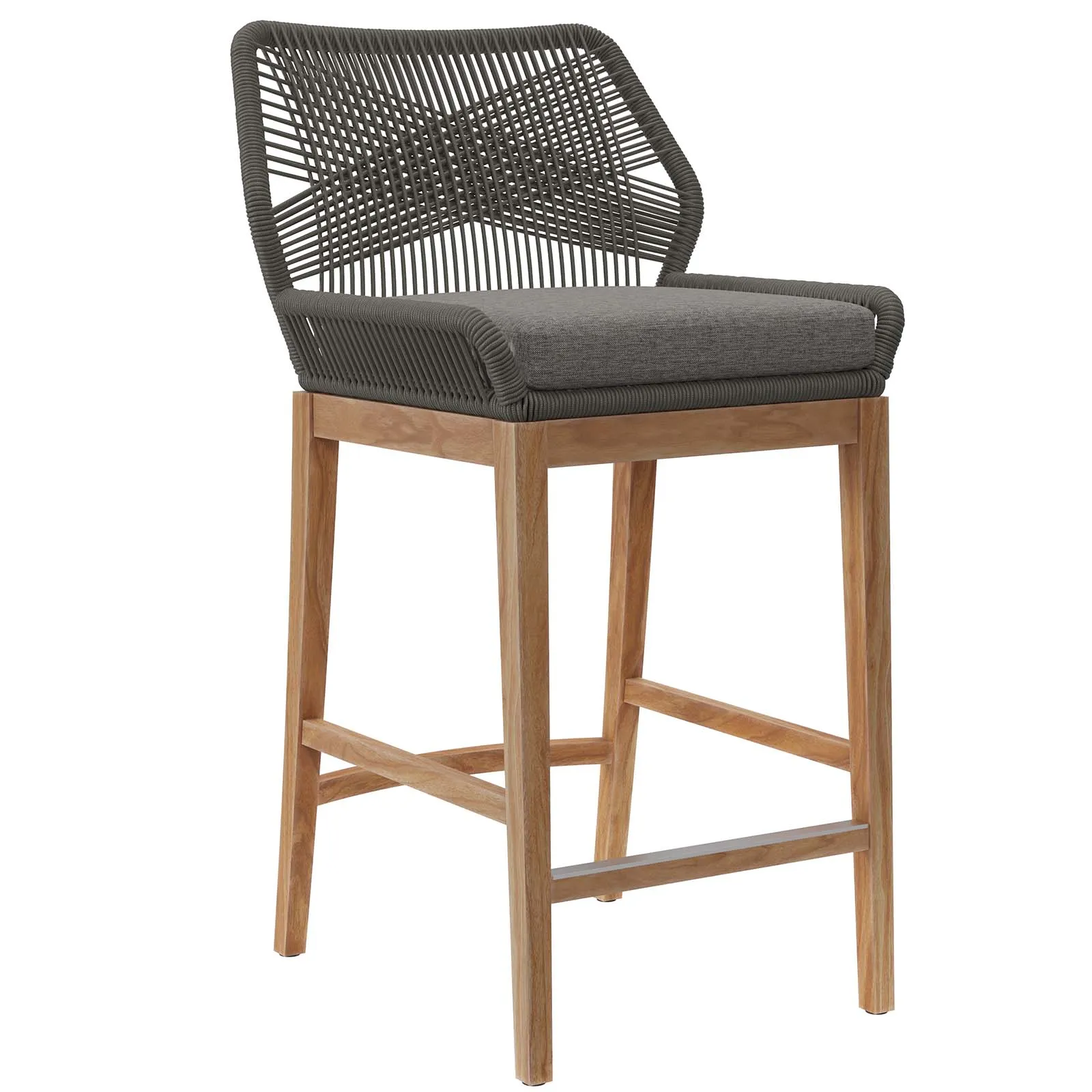 Wellspring Outdoor Teak Barstool