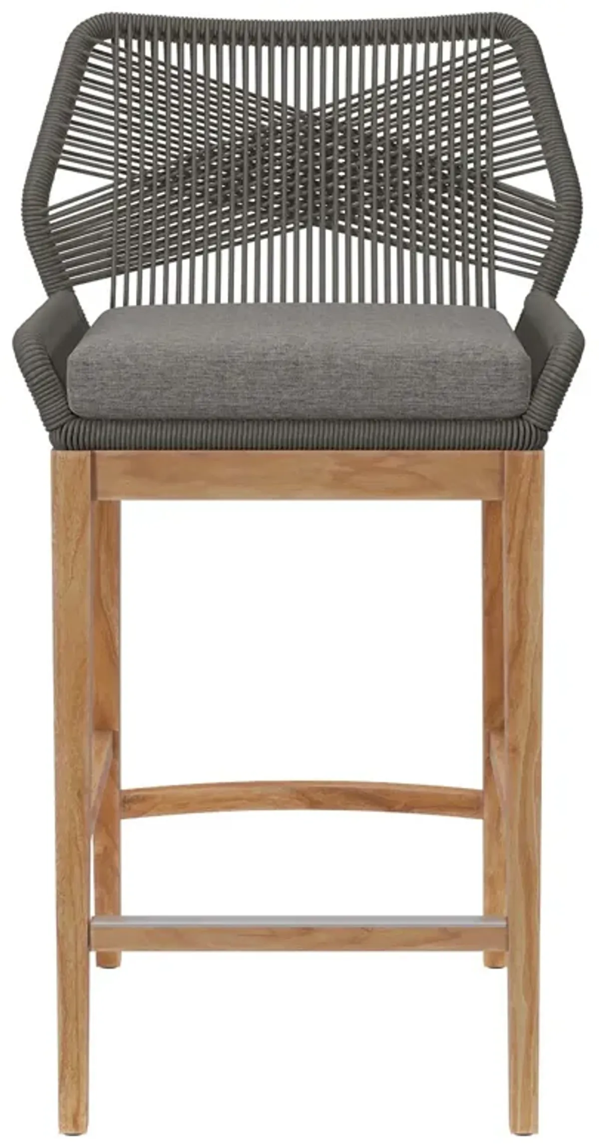 Wellspring Outdoor Teak Barstool