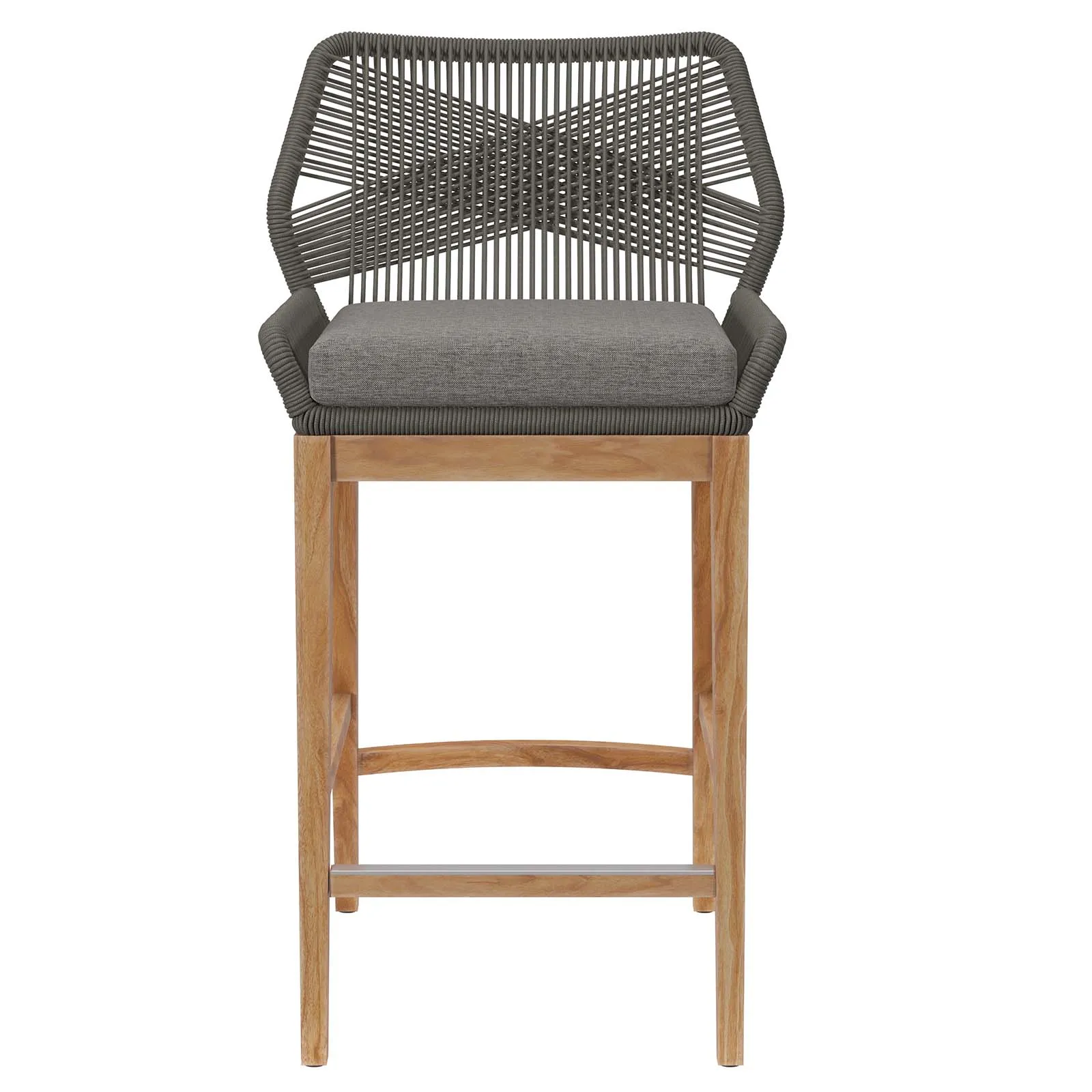 Wellspring Outdoor Teak Barstool