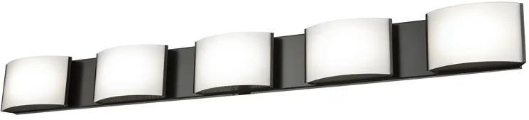 Pandora 44" Wide 5-Light Vanity Light - Oiled Bronze