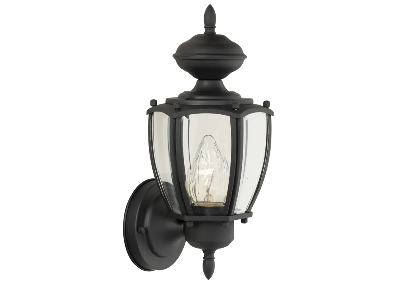 Park Avenue 12" High 1-Light Outdoor Sconce - Black