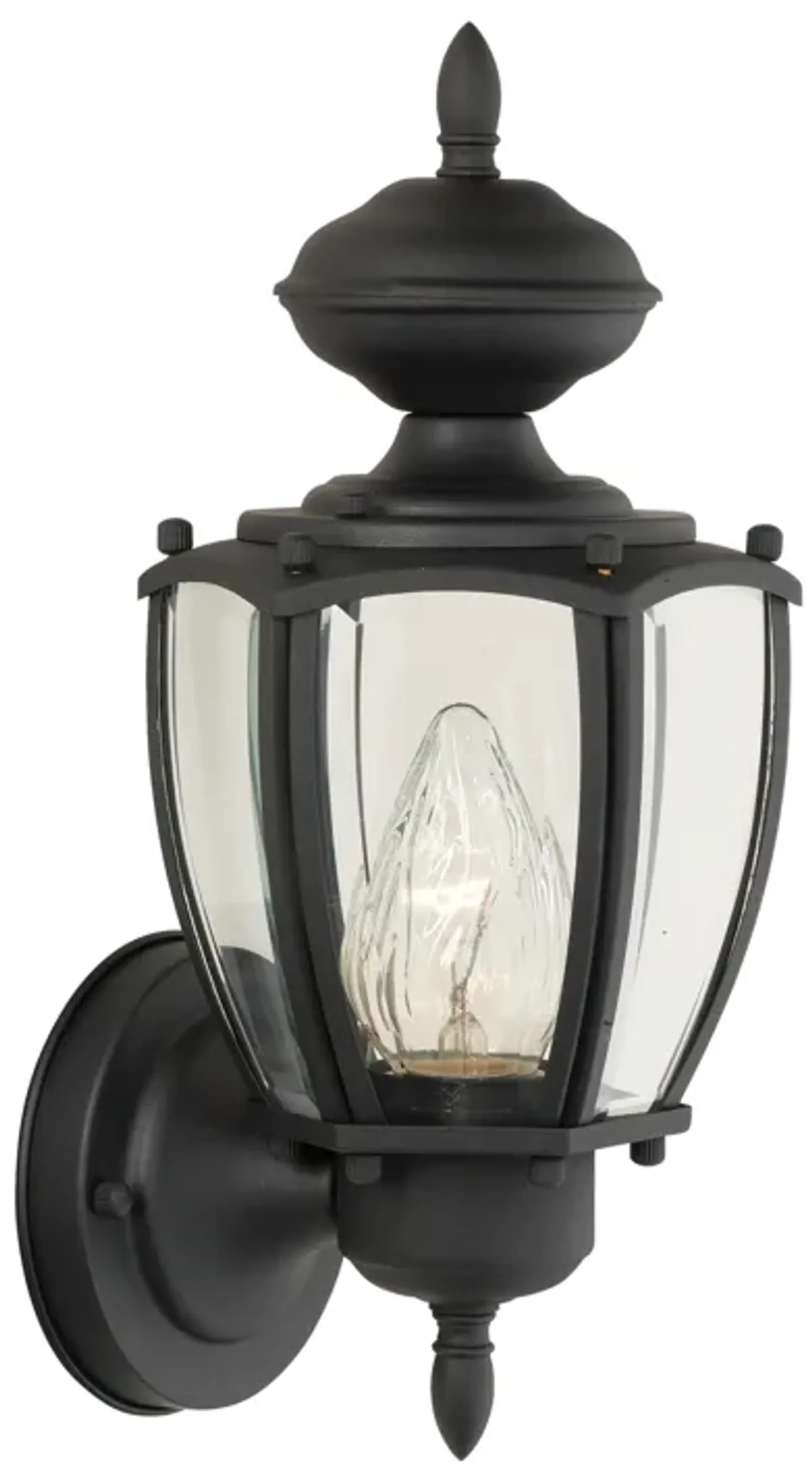 Park Avenue 12" High 1-Light Outdoor Sconce - Black