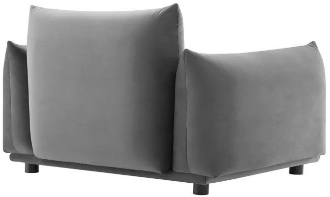 Copious Performance Velvet Armchair