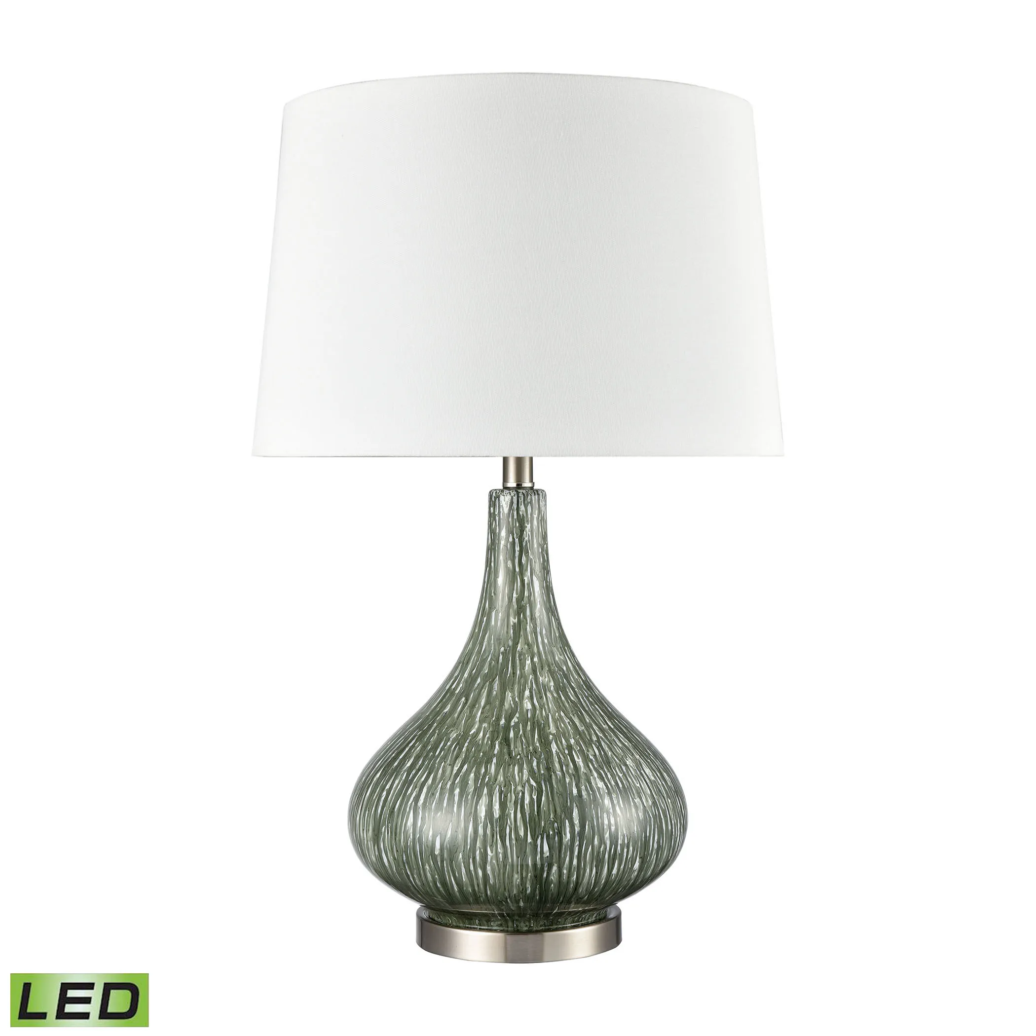 Northcott 28'' High 1-Light Table Lamp - Green - Includes LED Bulb