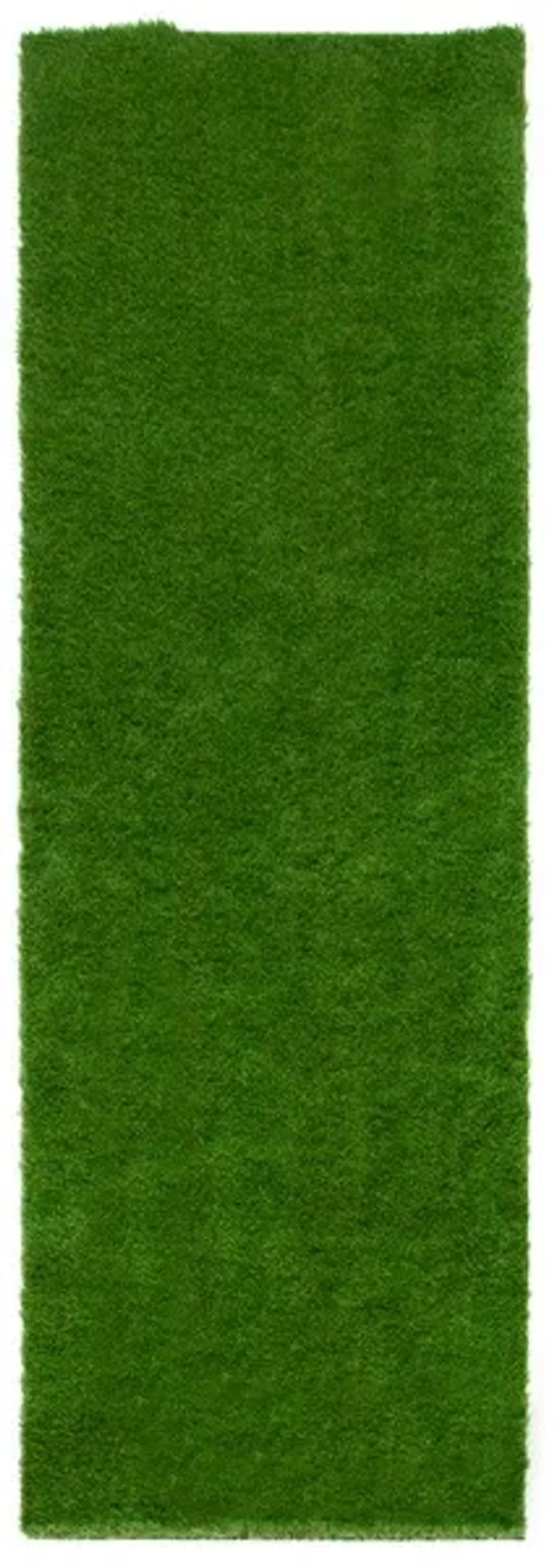 TURF LANDSCAPE AREA RUG Green 3'-3' x 6'-0' Medium Rectangle Rug