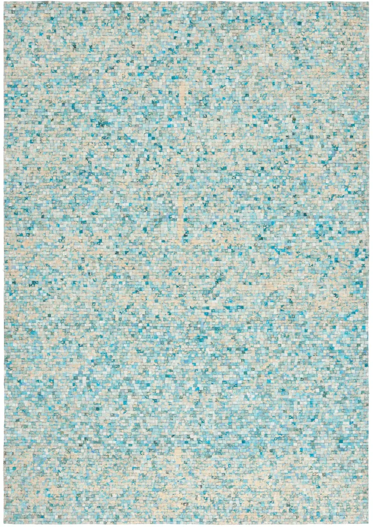 STUDIO LEATHER Hand Woven 5' x 8' area rug