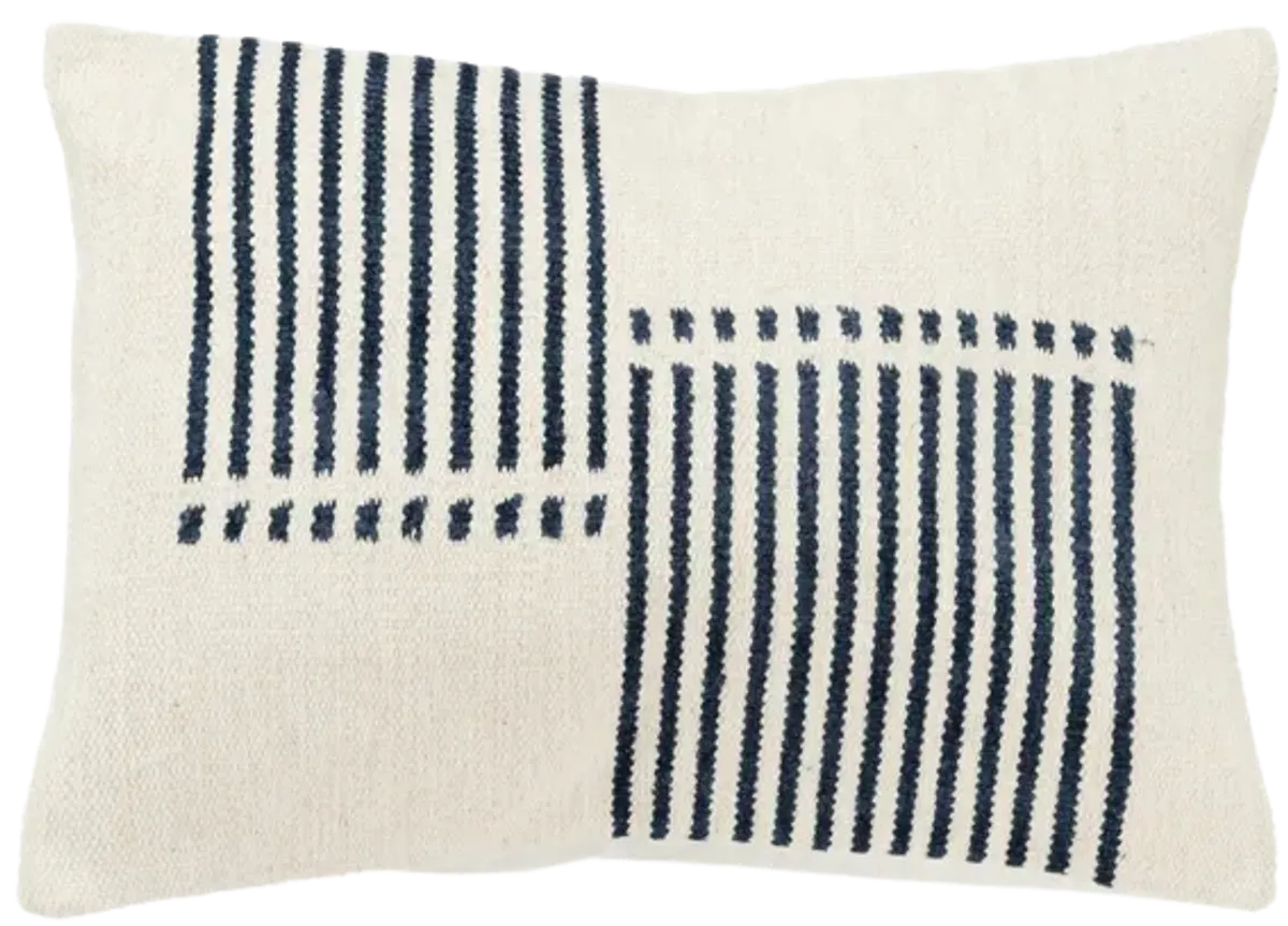 stripe blue Pillow