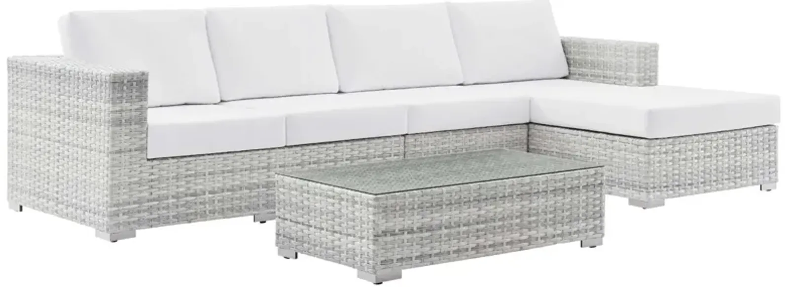 Convene 4-Piece Outdoor Patio Sectional Set