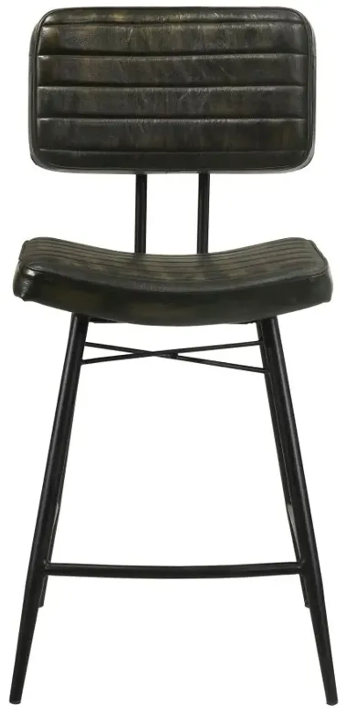 Aaliyah Upholstered Counter Height Stools with Footrest (Set of 2)