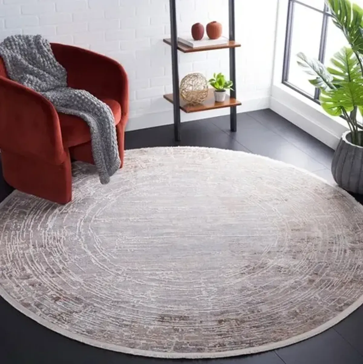 MARMARA 310 Multi 6'-7' X 6'-7' Round Round Rug