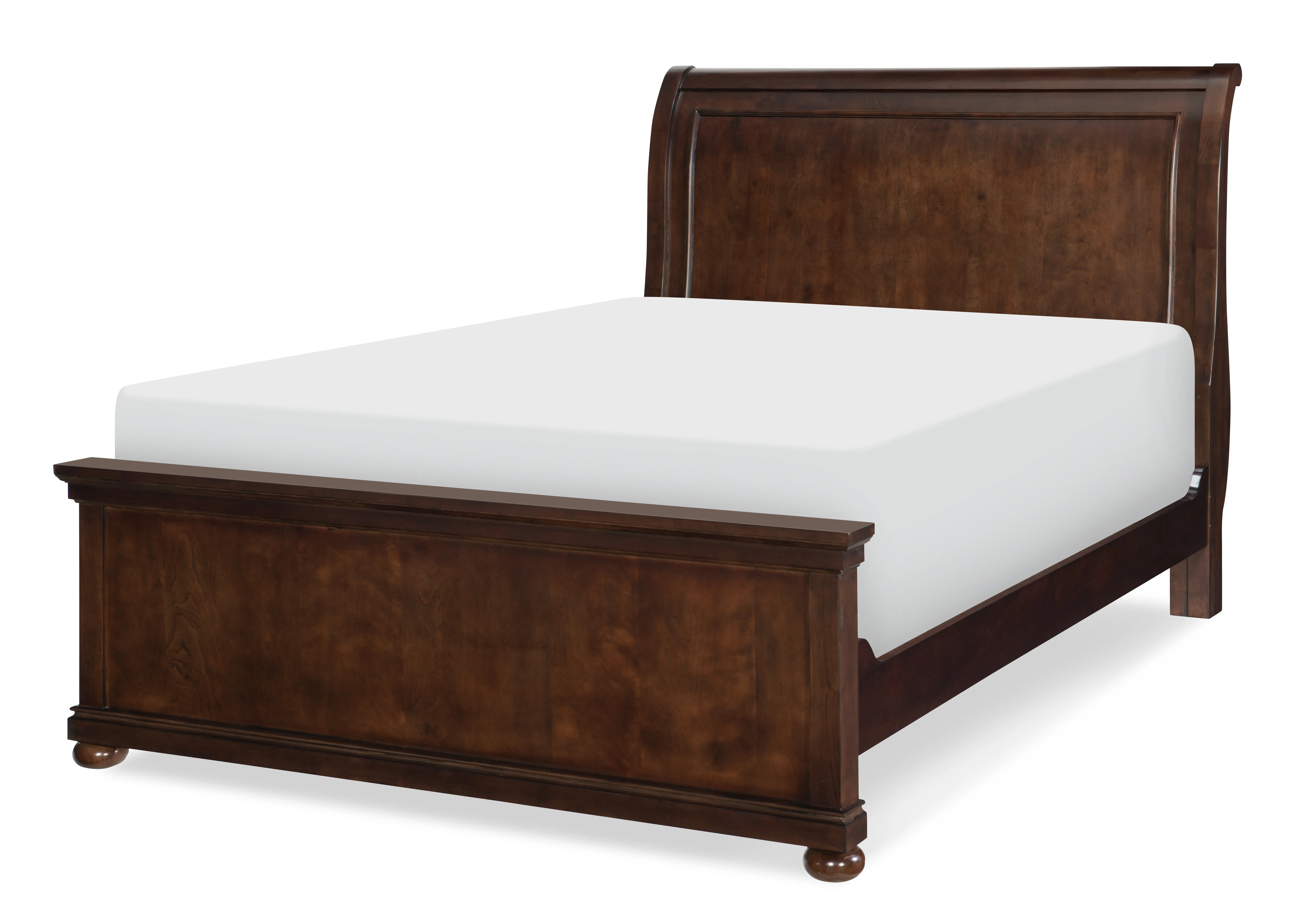 Canterbury Complete Sleigh Bed Queen 50