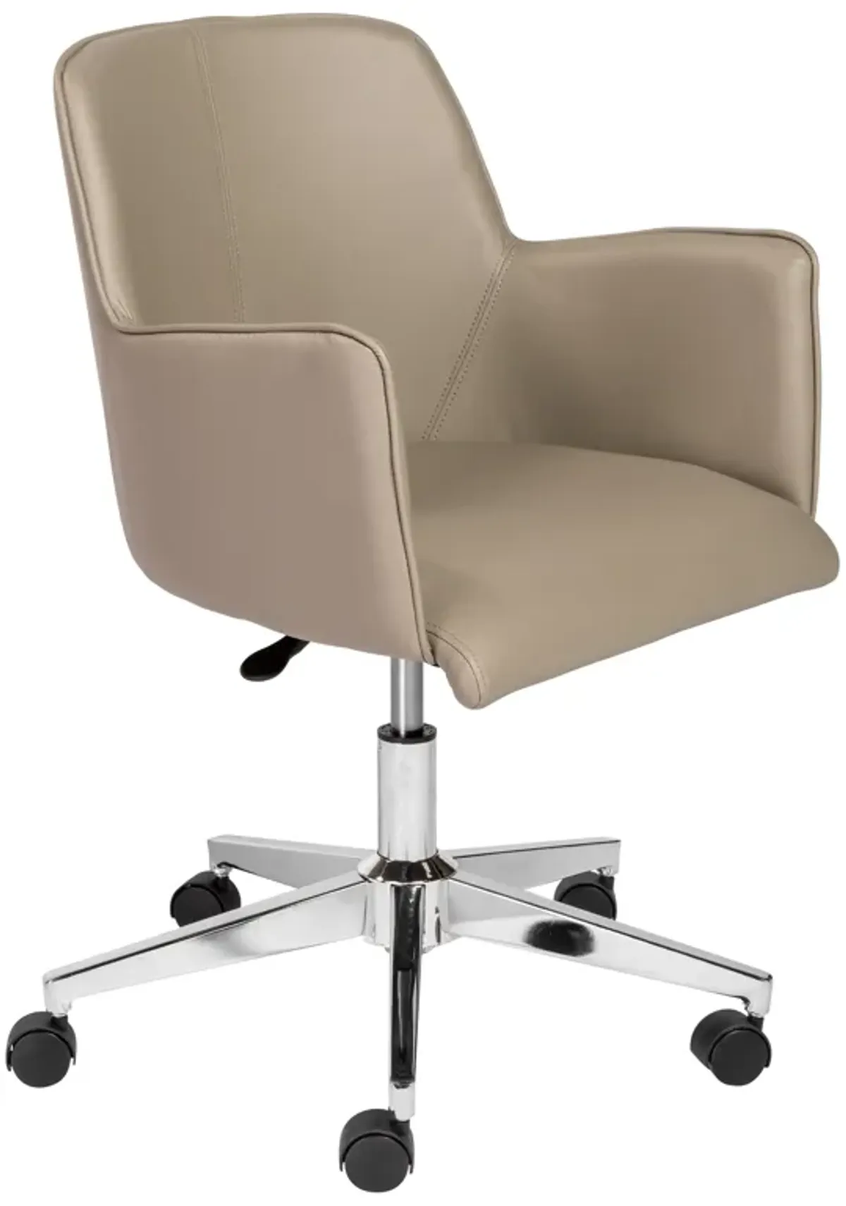 Sunny Pro Office Chair in Taupe with Chrome Base