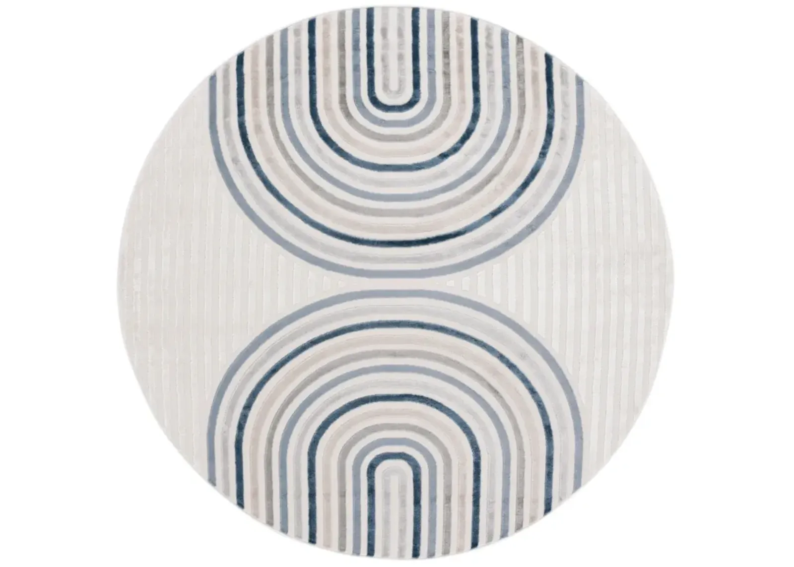 SAYLOR 114 IVORY  6'-3' x 6'-3' Round Round Rug