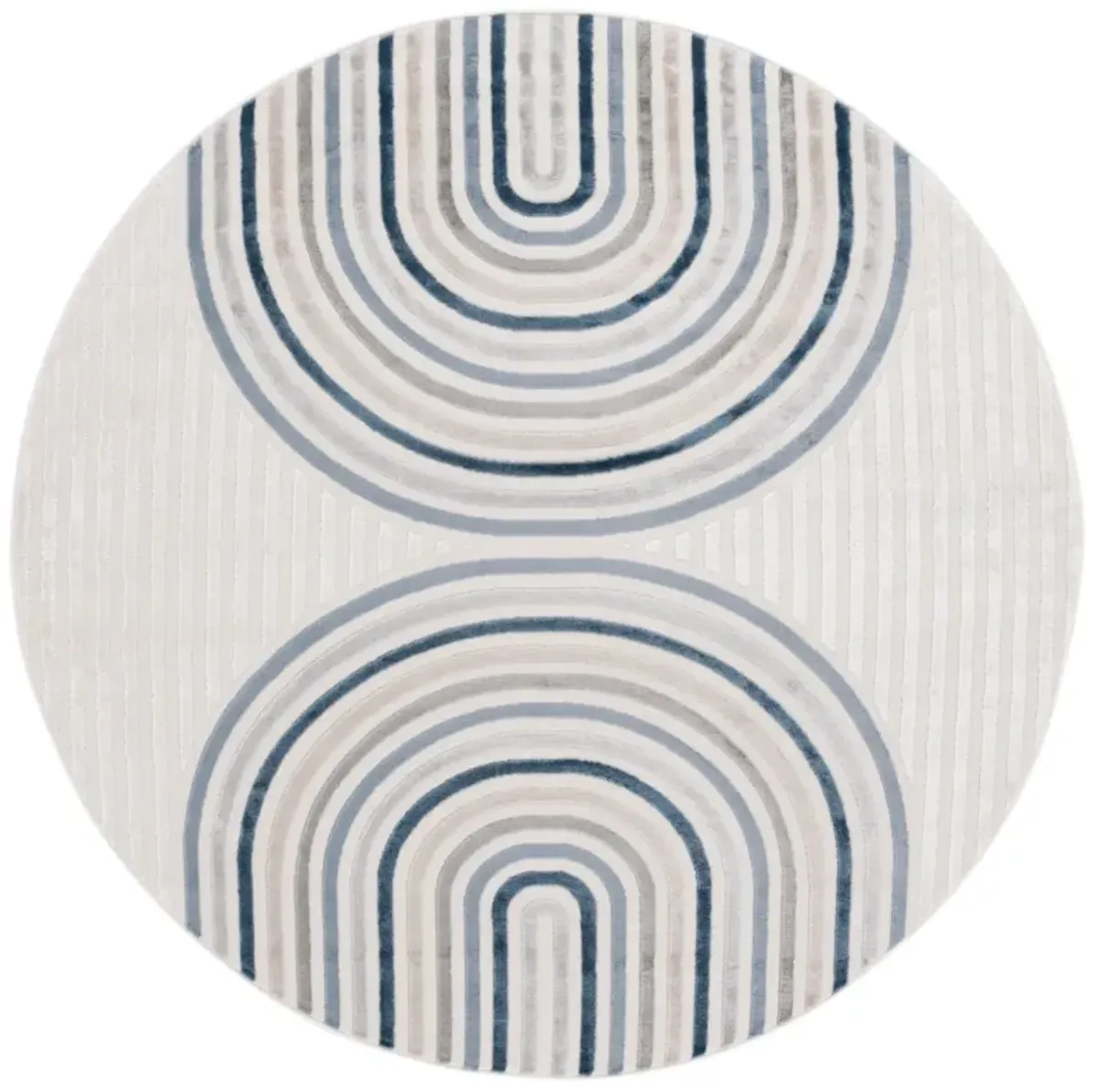 SAYLOR 114 IVORY  6'-3' x 6'-3' Round Round Rug