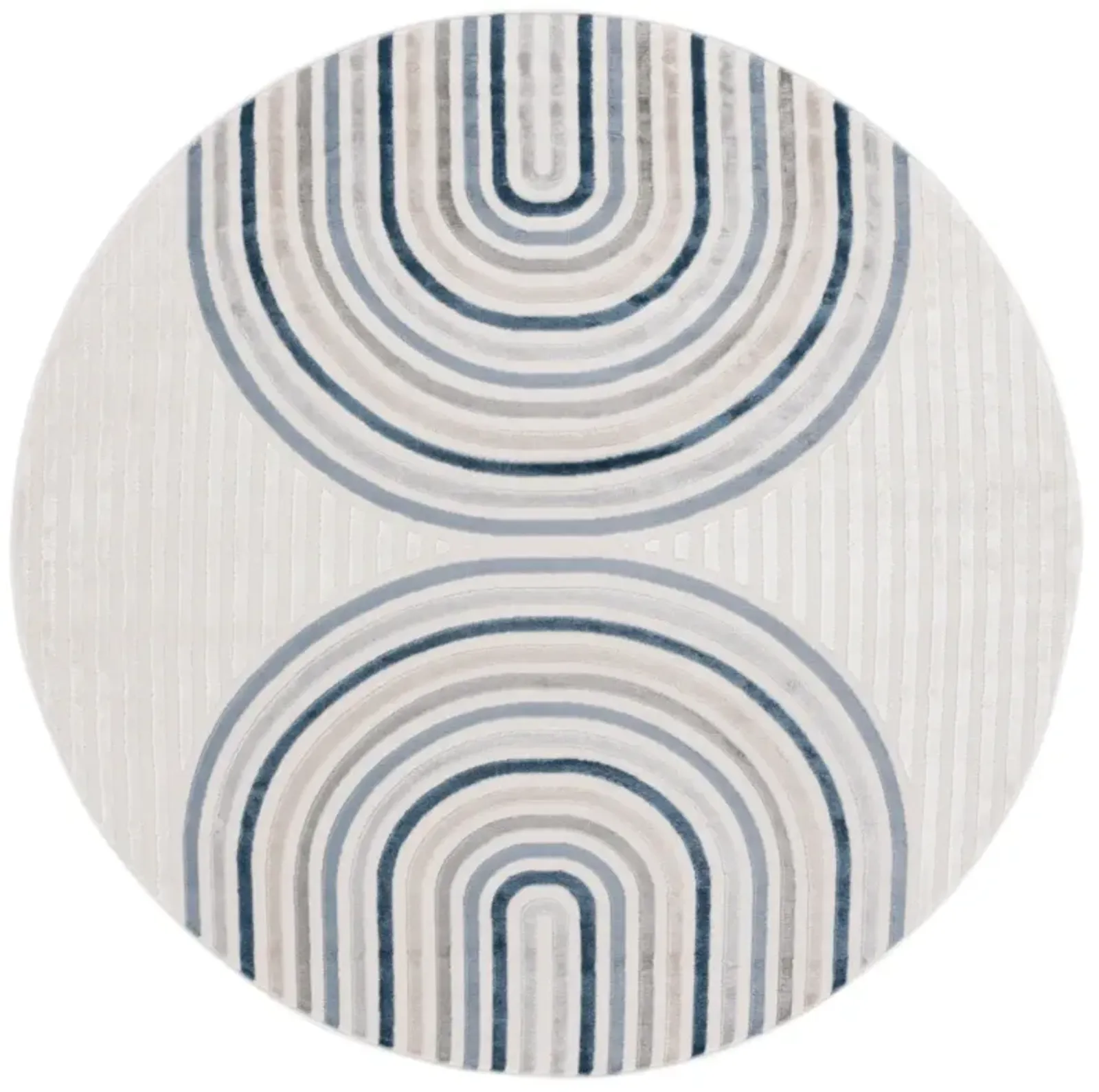 SAYLOR 114 IVORY  6'-3' x 6'-3' Round Round Rug