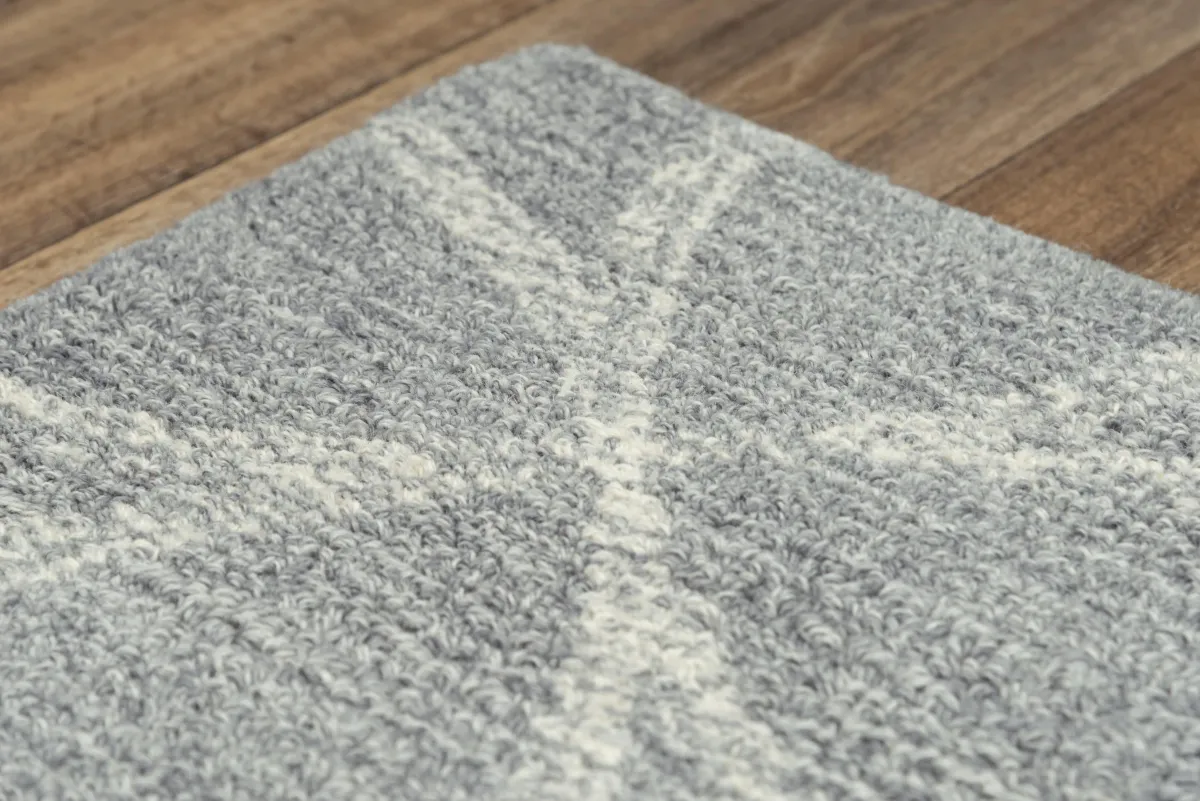 Harmony Gray  Wool 8'9" x 11'9" Rectangle Rug