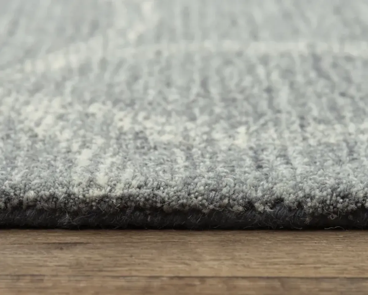 Harmony Gray  Wool 8'9" x 11'9" Rectangle Rug