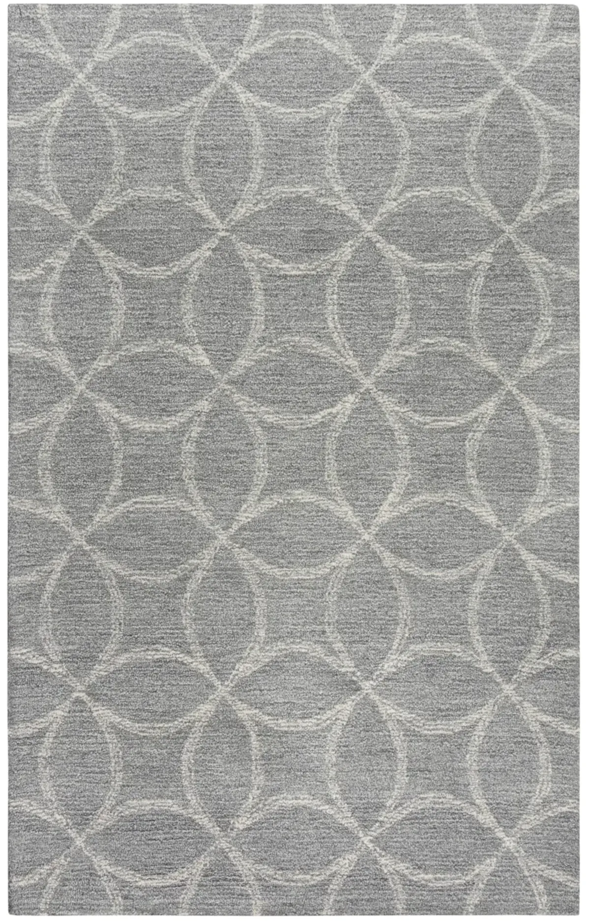 Harmony Gray  Wool 8'9" x 11'9" Rectangle Rug