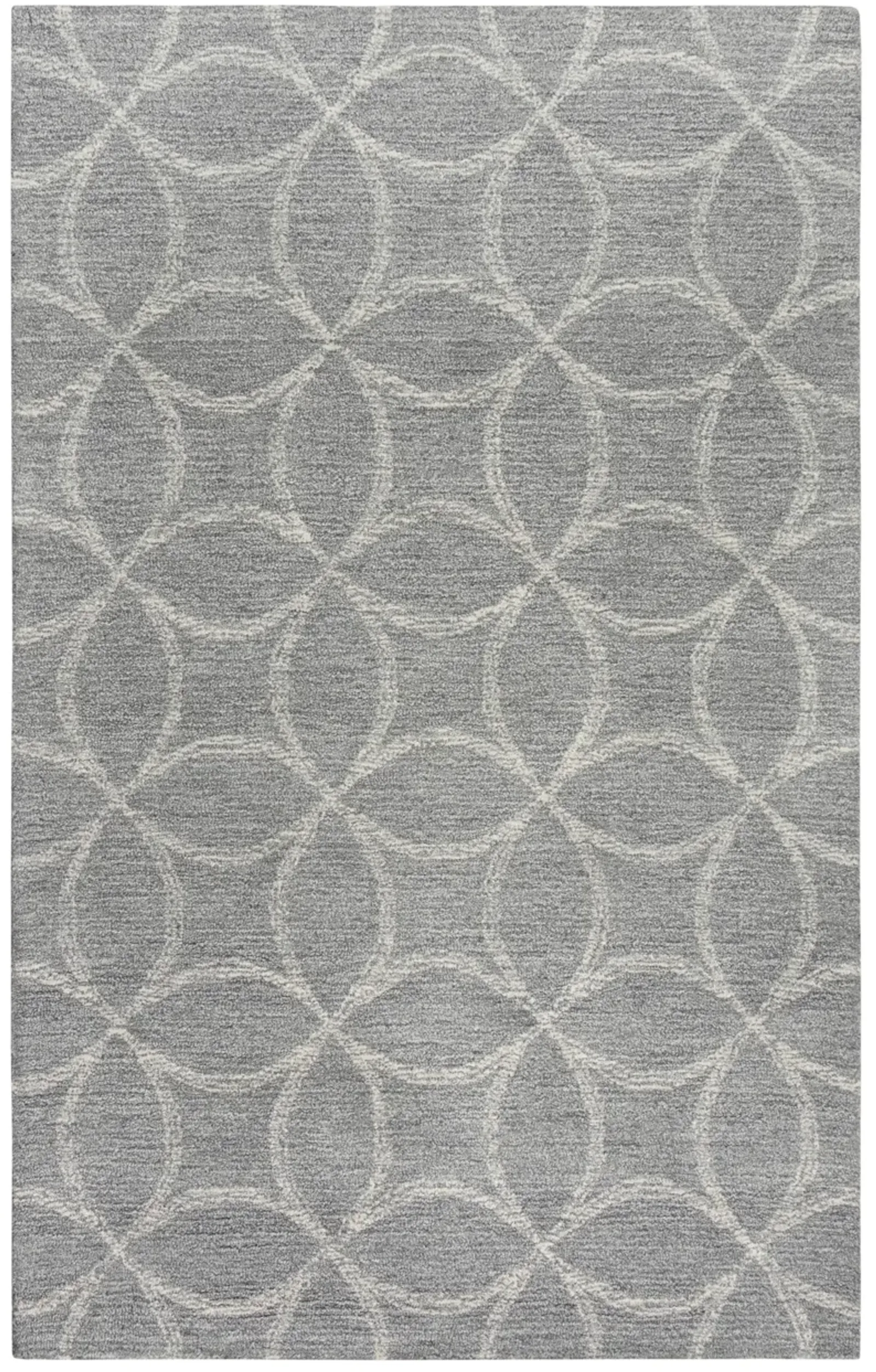 Harmony Gray  Wool 8'9" x 11'9" Rectangle Rug