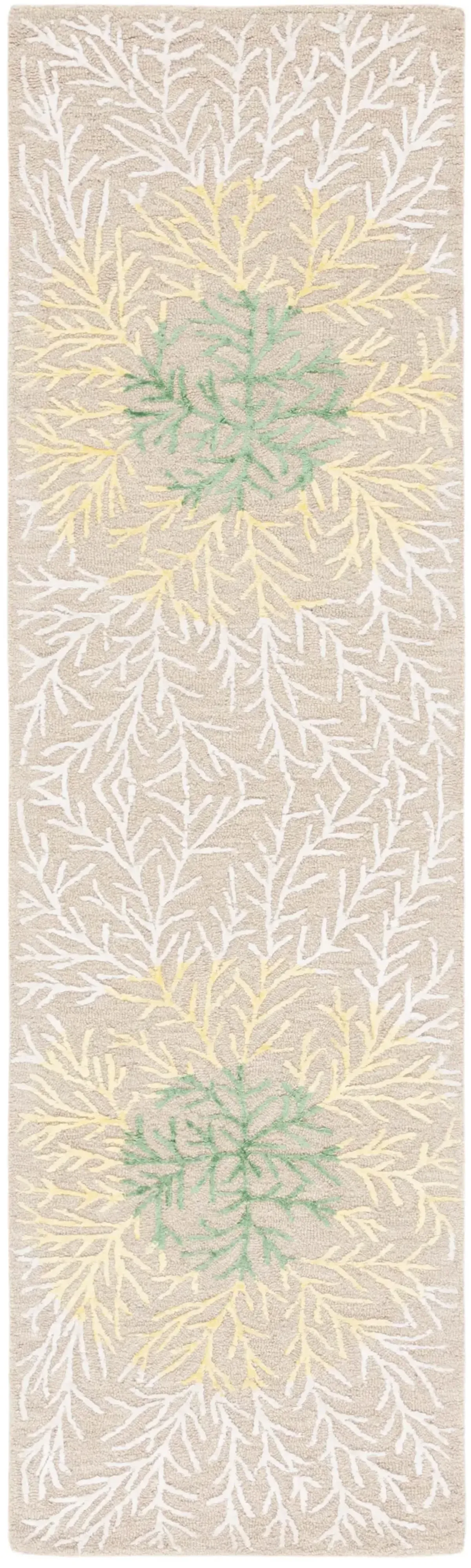 SOHO 257 BEIGE  2'-3' x 8' Runner Rug