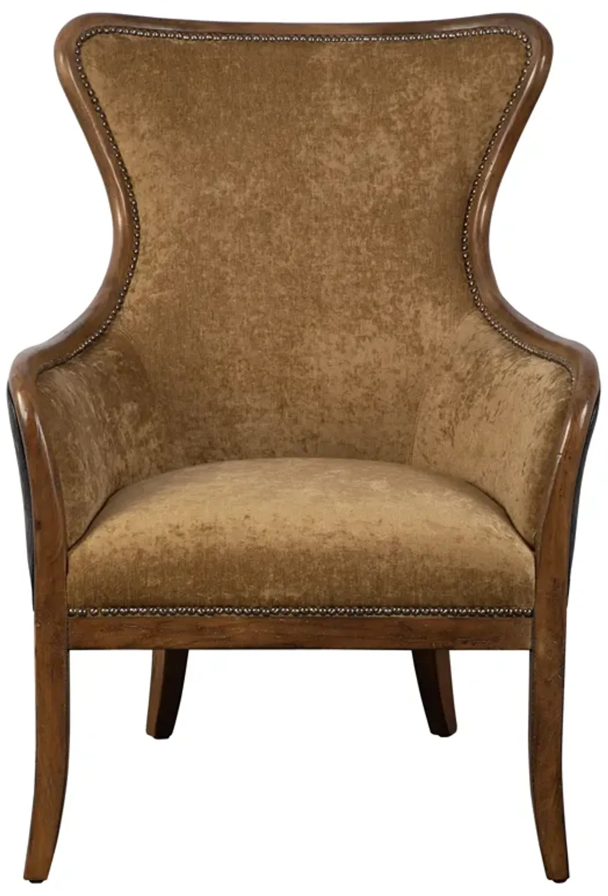 Snowden Tan Wing Chair