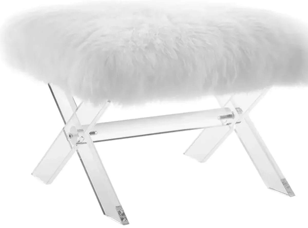 Swift Sheepskin Bench