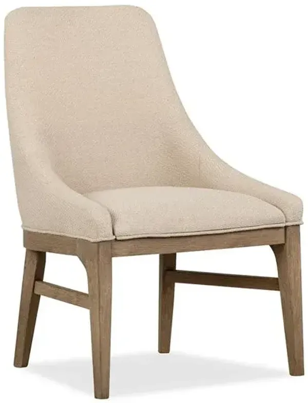 Dining Arm Chair w/Upholstered Seat & Back