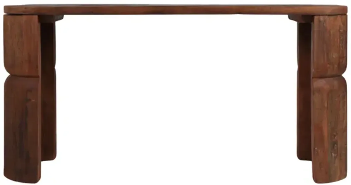 60x30 Reclaimed Wood Console Table, Natural