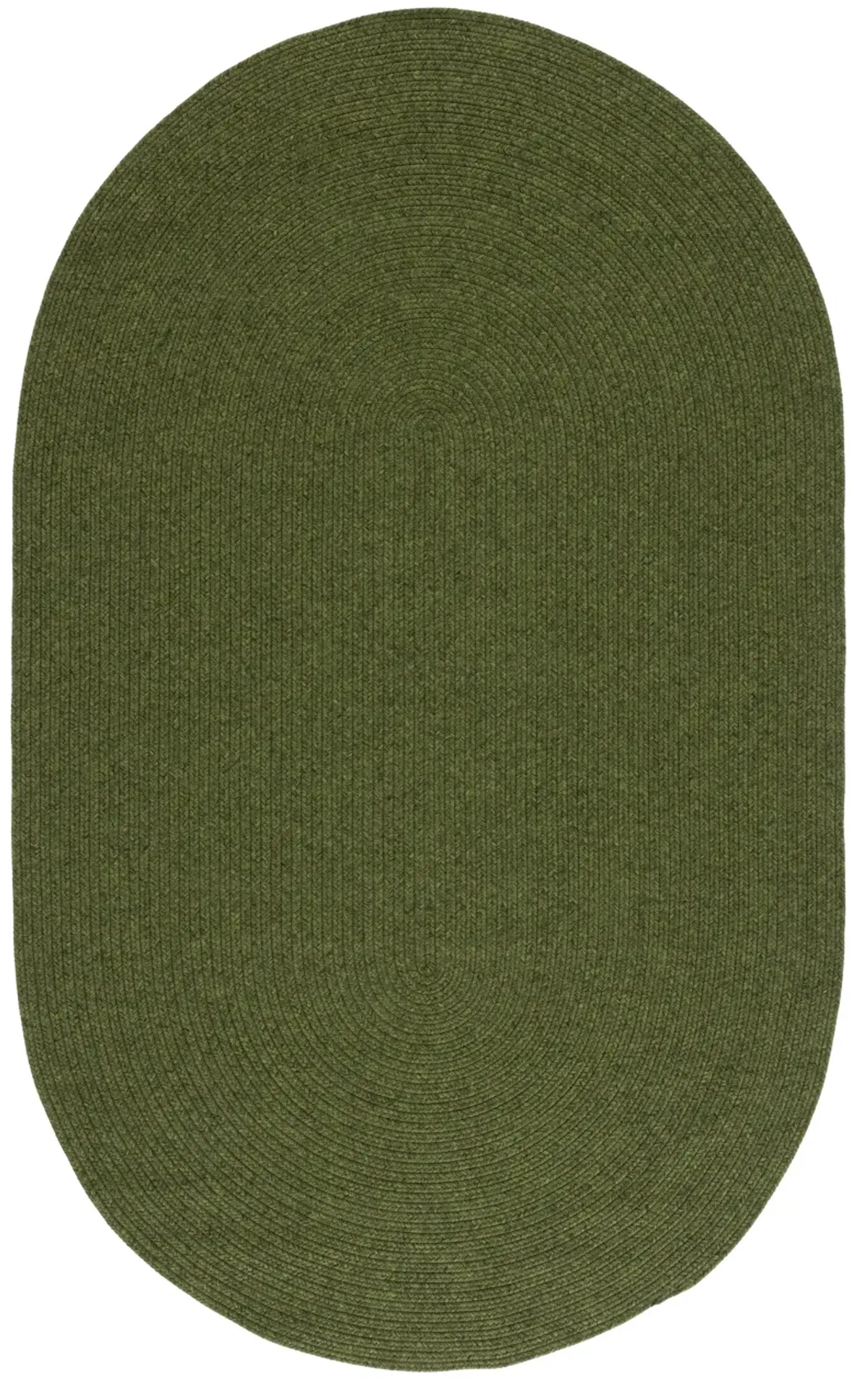 BRAIDED Hand Woven 7' x 10' Oval area rug
