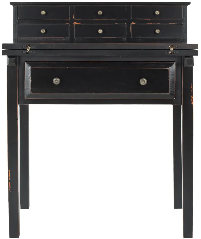 ABIGAIL 7 DRAWER FOLD DOWN DESK