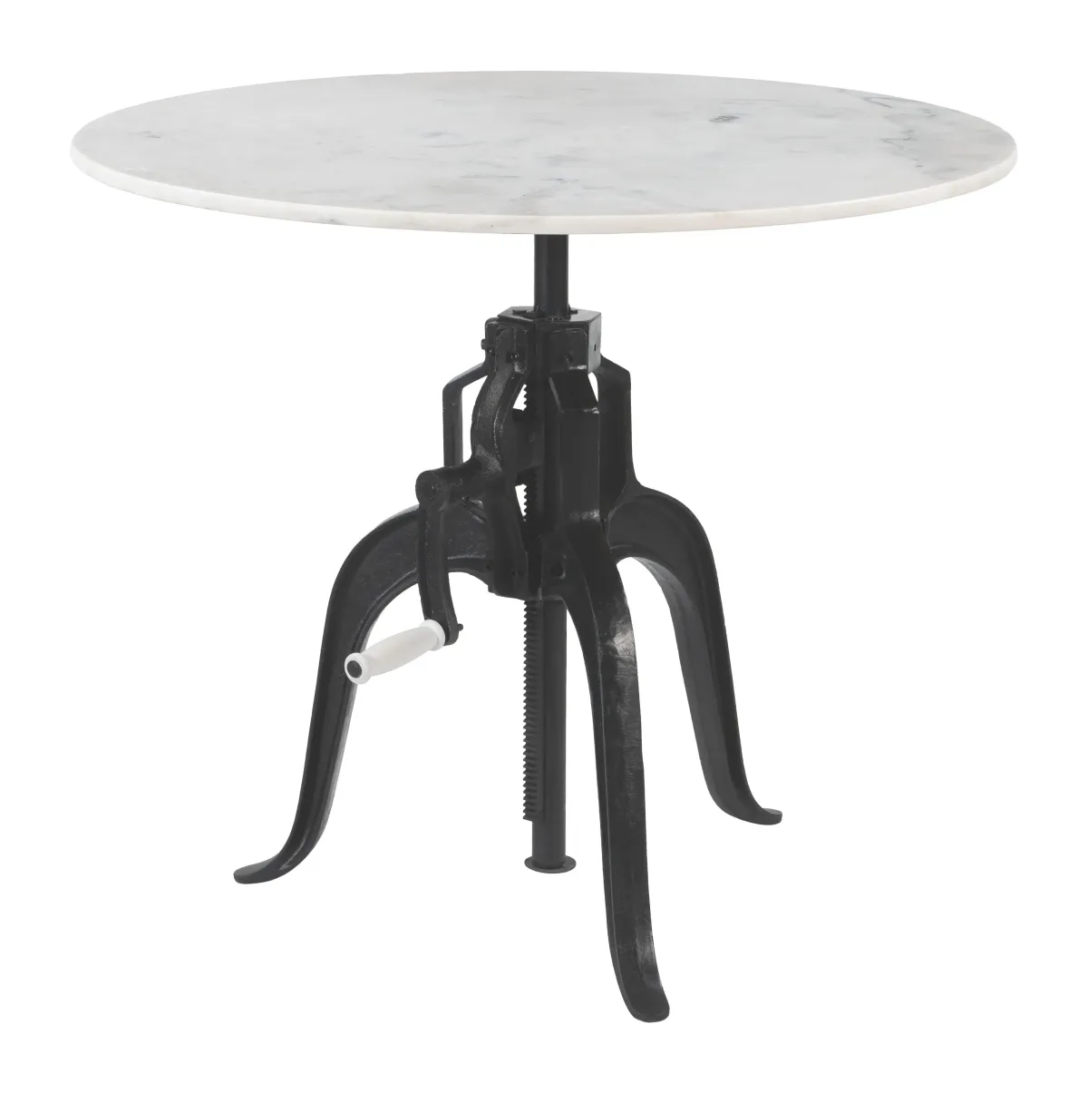 Mufid Bistro Table White & Black