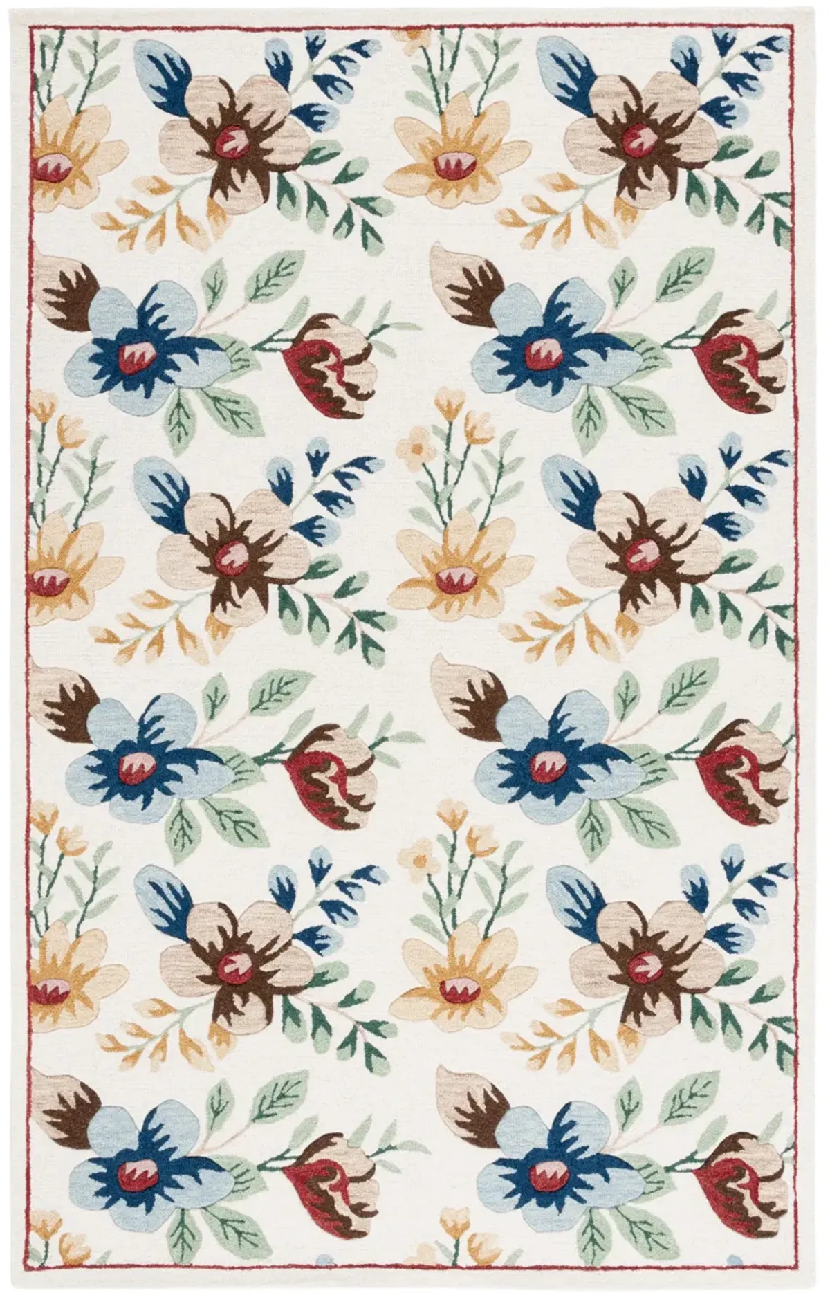 BLOSSOM Hand Tufted 5' x 8' area rug