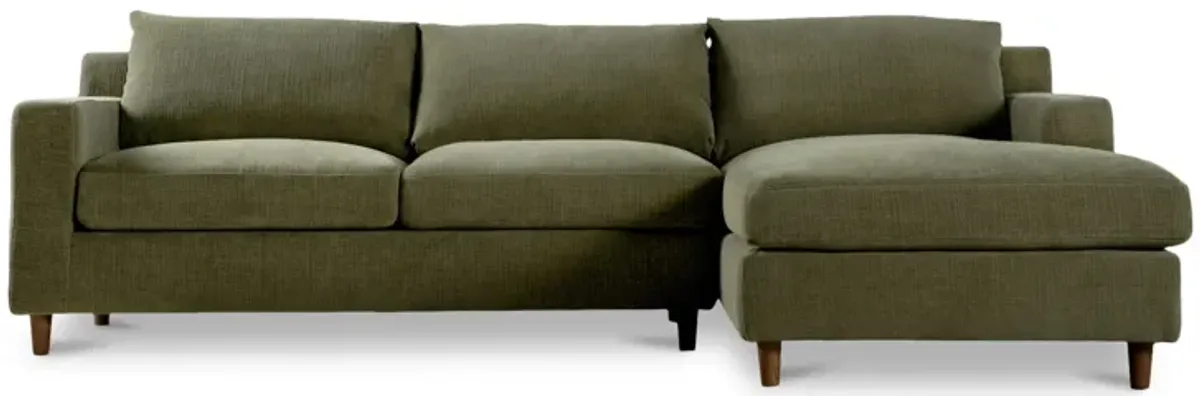 Hutton Right Sectional Olive