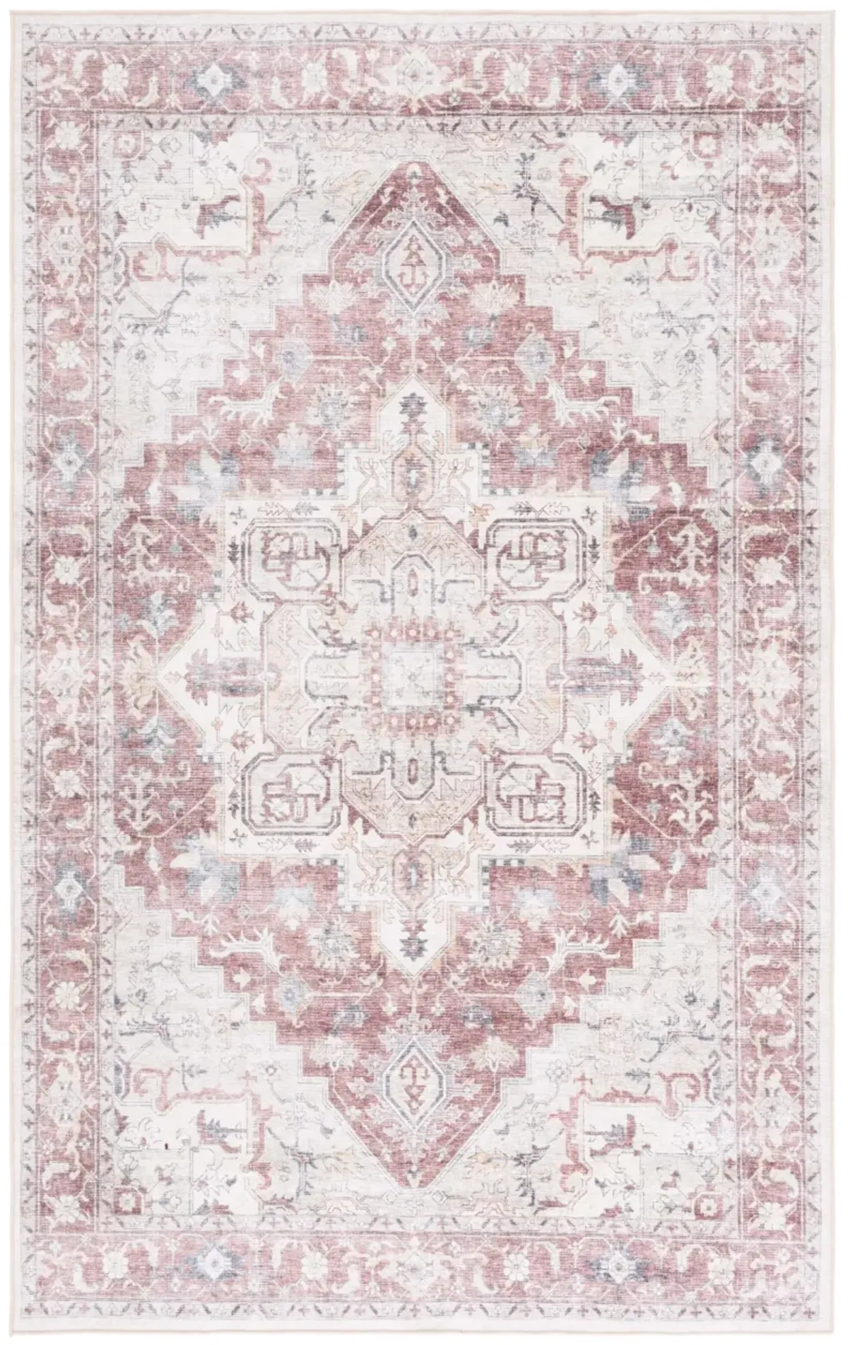 ARIZONA 523 RUST  8' x 10' Large Rectangle Rug