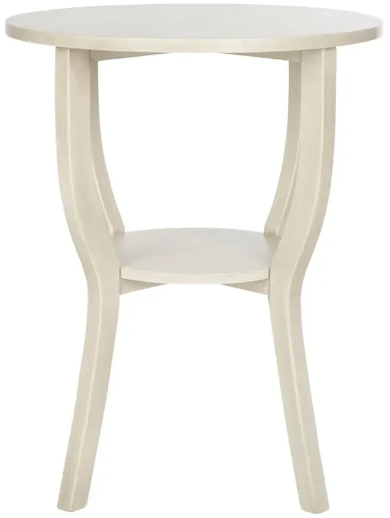 RHODES ROUND PEDESTAL ACCENT TABLE 