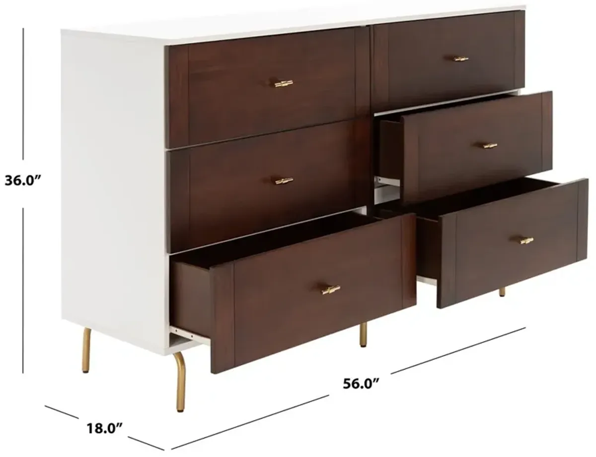 Genevieve 6-Drawer Dresser
