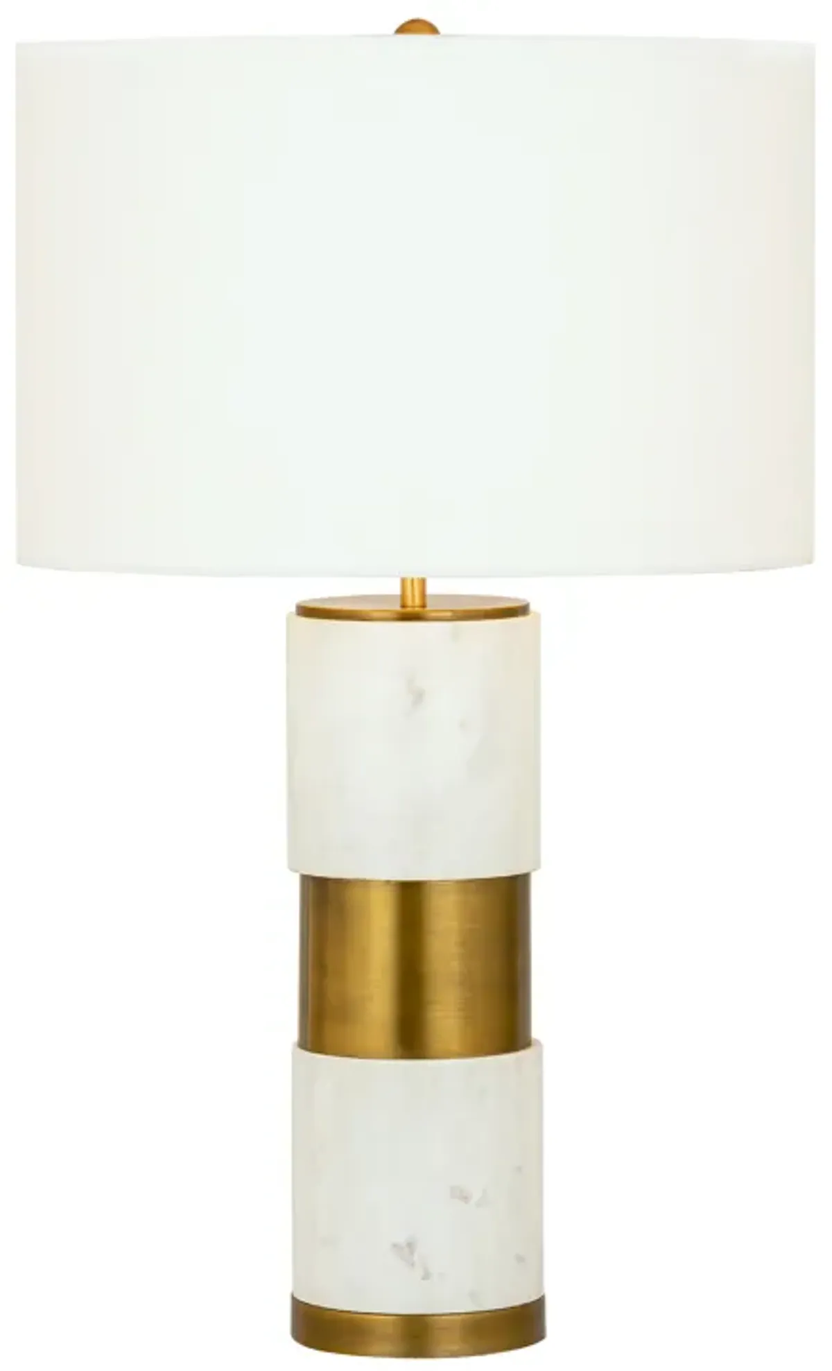 Jansen 27" High 1-Light Table Lamp - Aged Brass