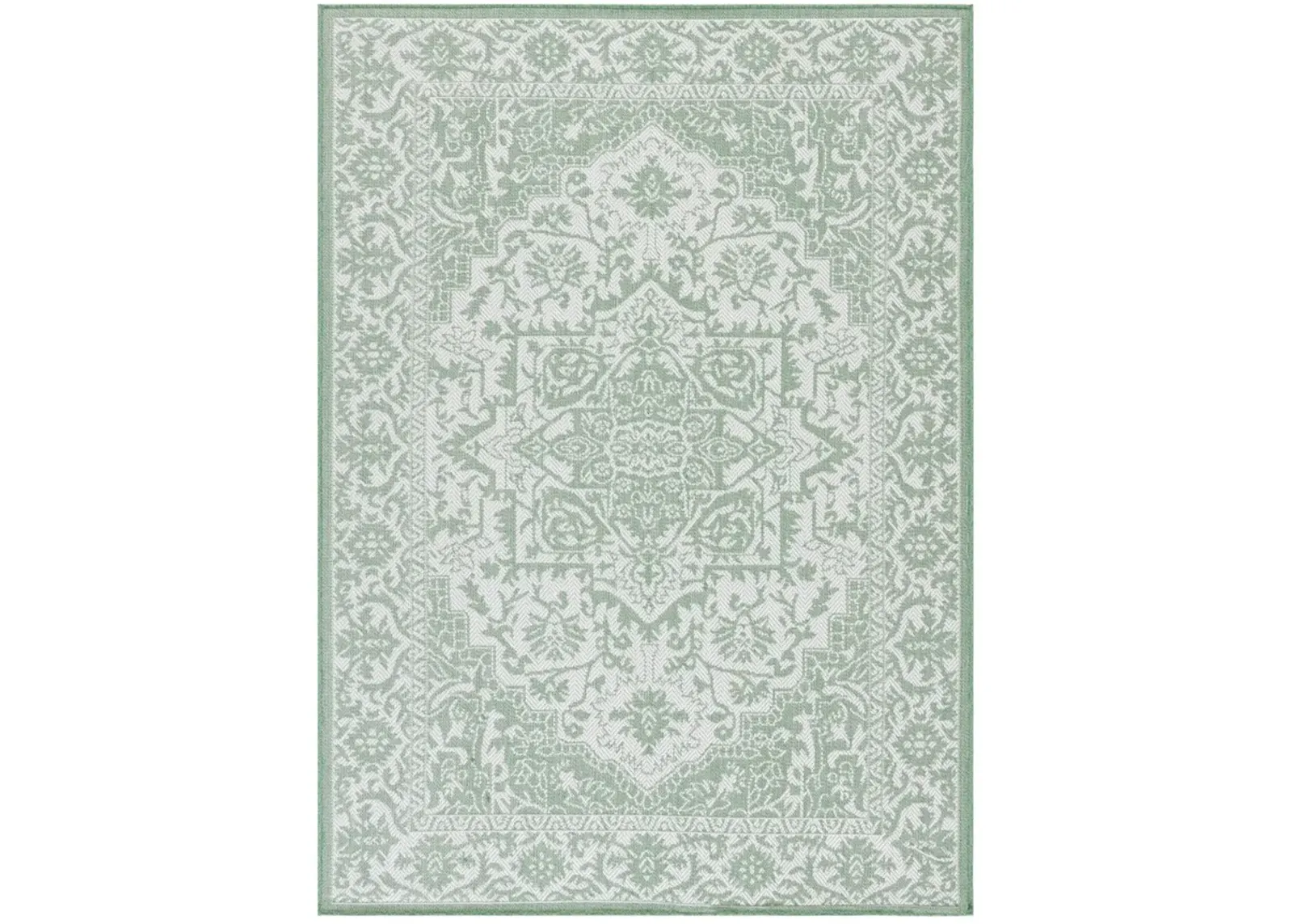 BERMUDA 885 Green 9' X 12' Large Rectangle Rug