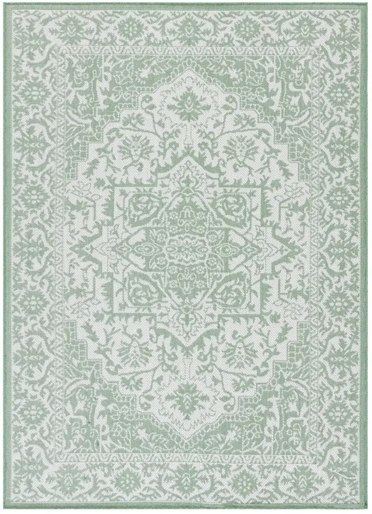 BERMUDA 885 Green 9' X 12' Large Rectangle Rug