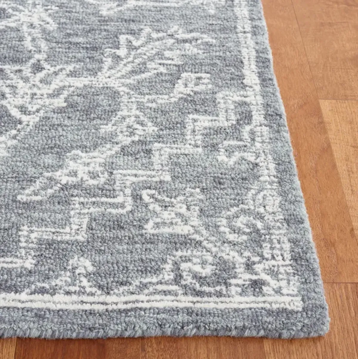 MICRO-LOOP 425 GREY  8' x 10' Large Rectangle Rug