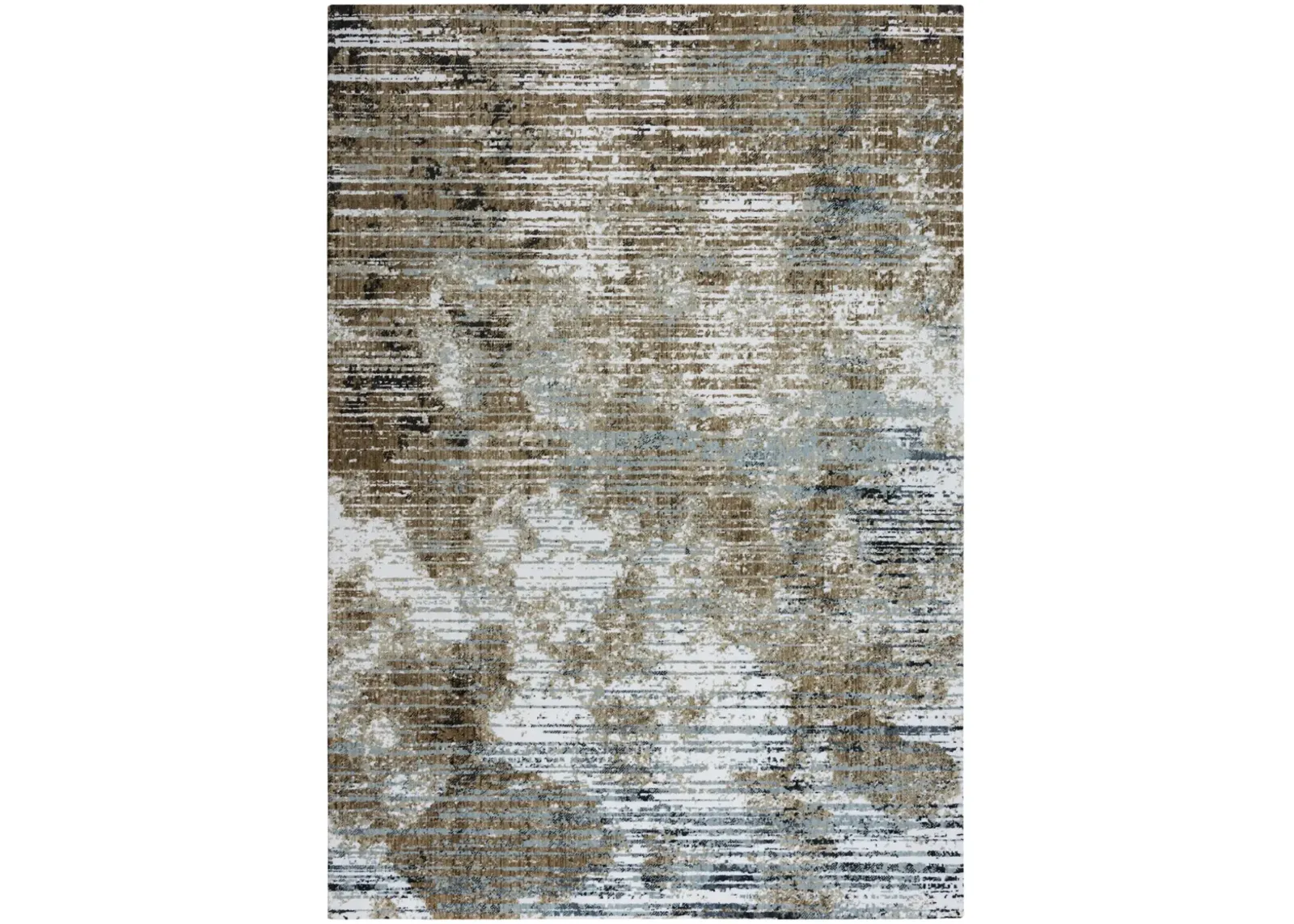 Elite Beige  Recycled Polyester 5'2" x 7'9" Rectangle Rug