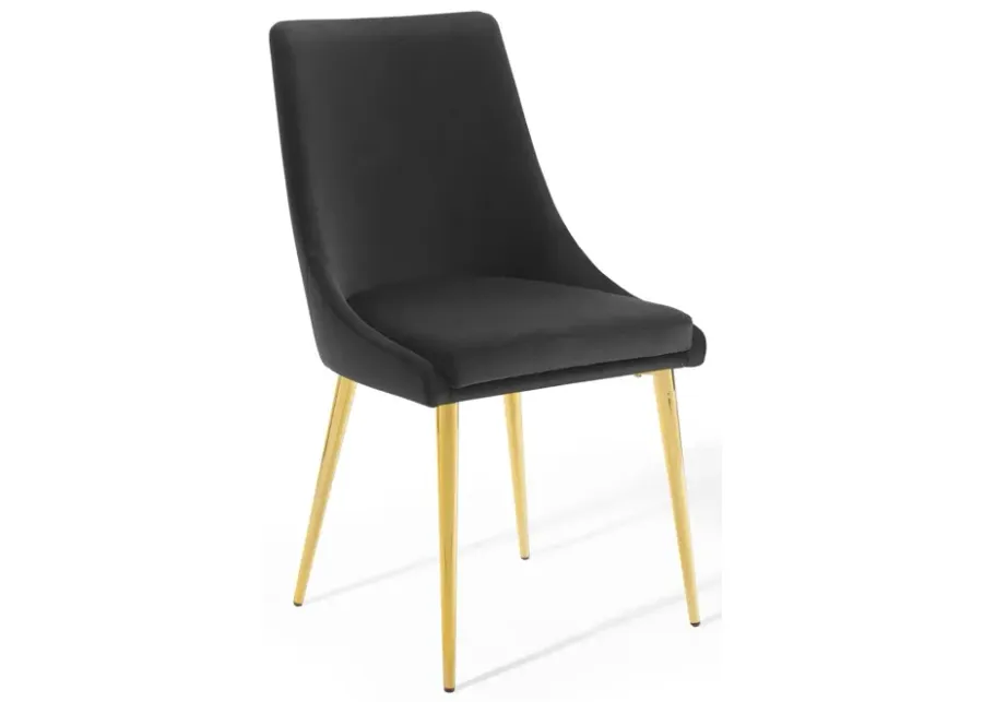 Viscount Modern Accent Performance Velvet Dining Chair