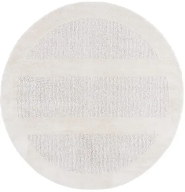 MELODY 130 Grey 6'-7' X 6'-7' Round Round Rug