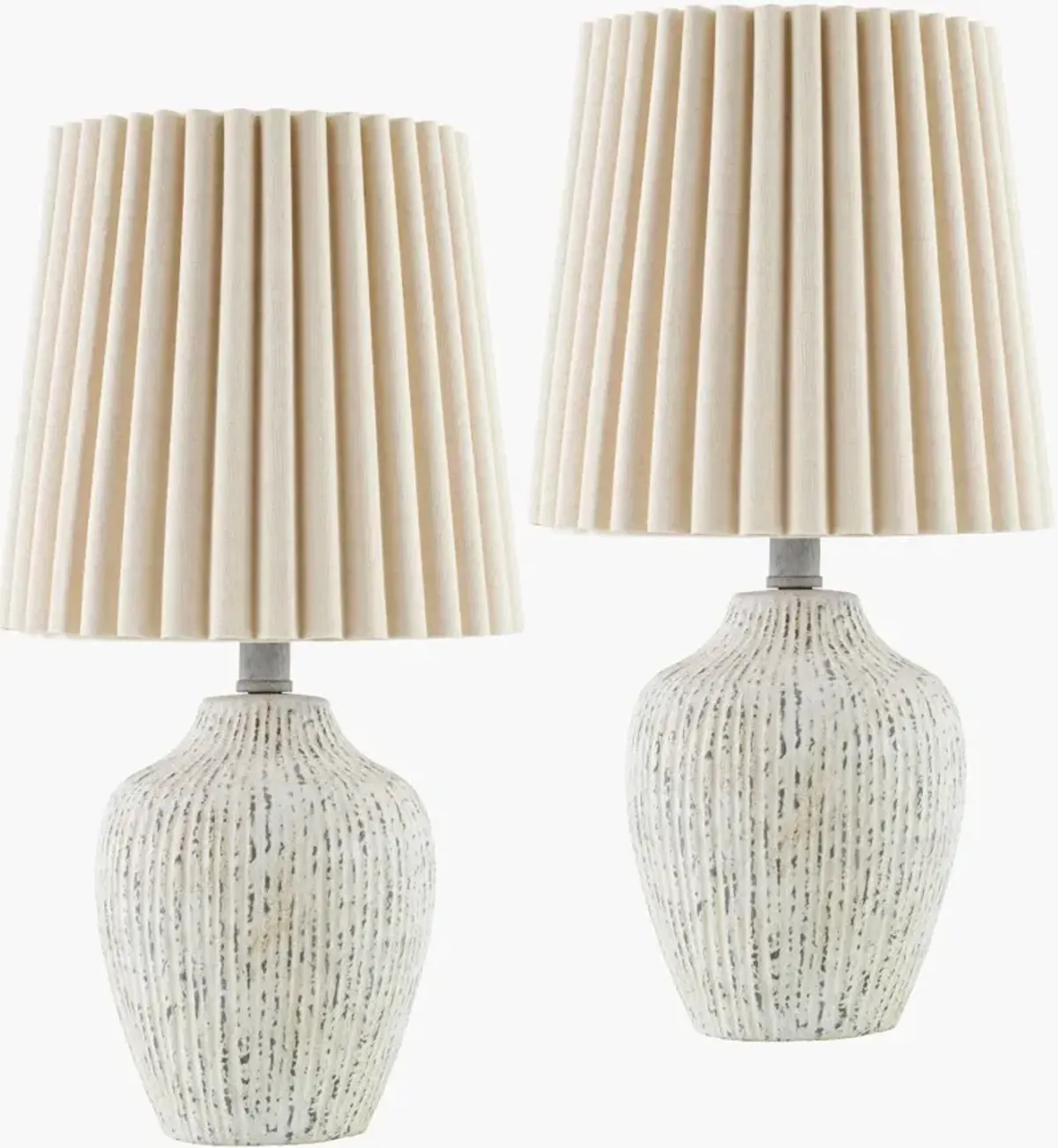 Pines PIN-001 19"H x 9"W x 9"D Accent Table Lamp