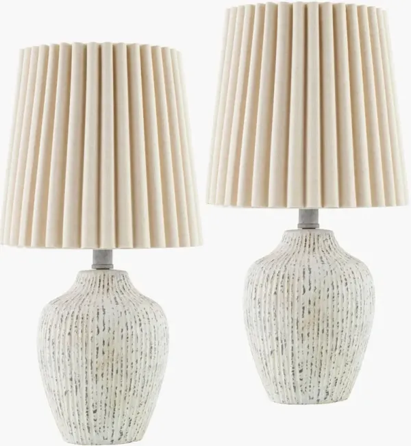 Pines PIN-001 19"H x 9"W x 9"D Accent Table Lamp