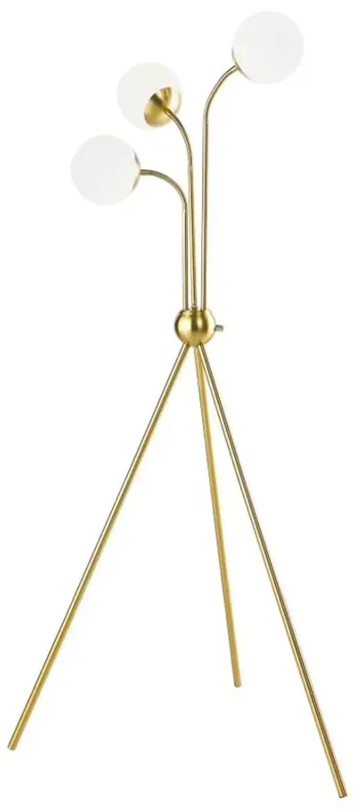 Miley Trio Tree Floor Lamp Gold